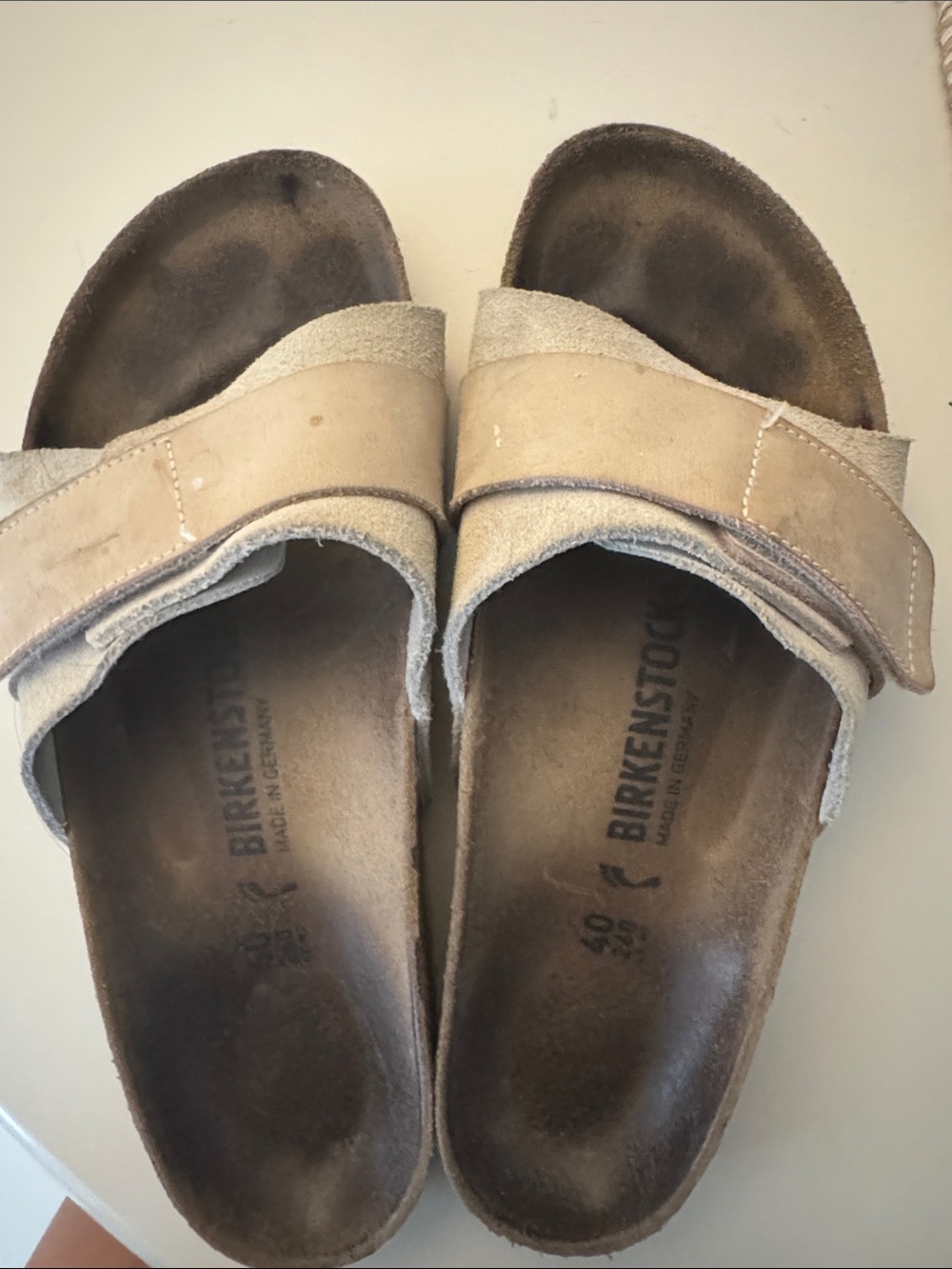 Birkenstock Women’s Tan Suede Sandals